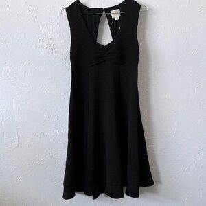 Maeve by Anthropologie Black Party Cocktail Cutback Sleeveless Dress NWOT XS